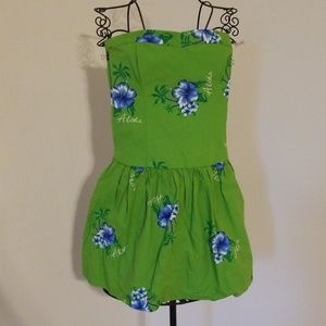 Aloha green dress